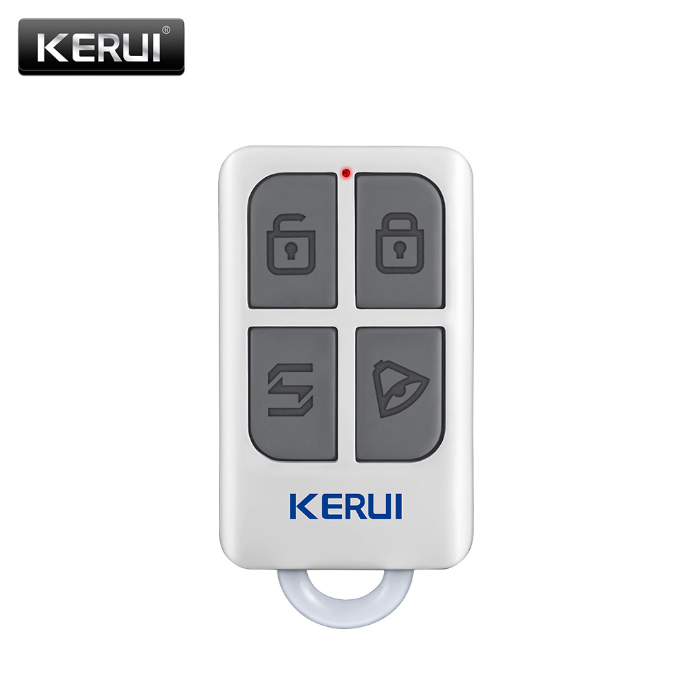 Home Security Alarm - KERUI Gantungan Kunci 4 Tombol Remote