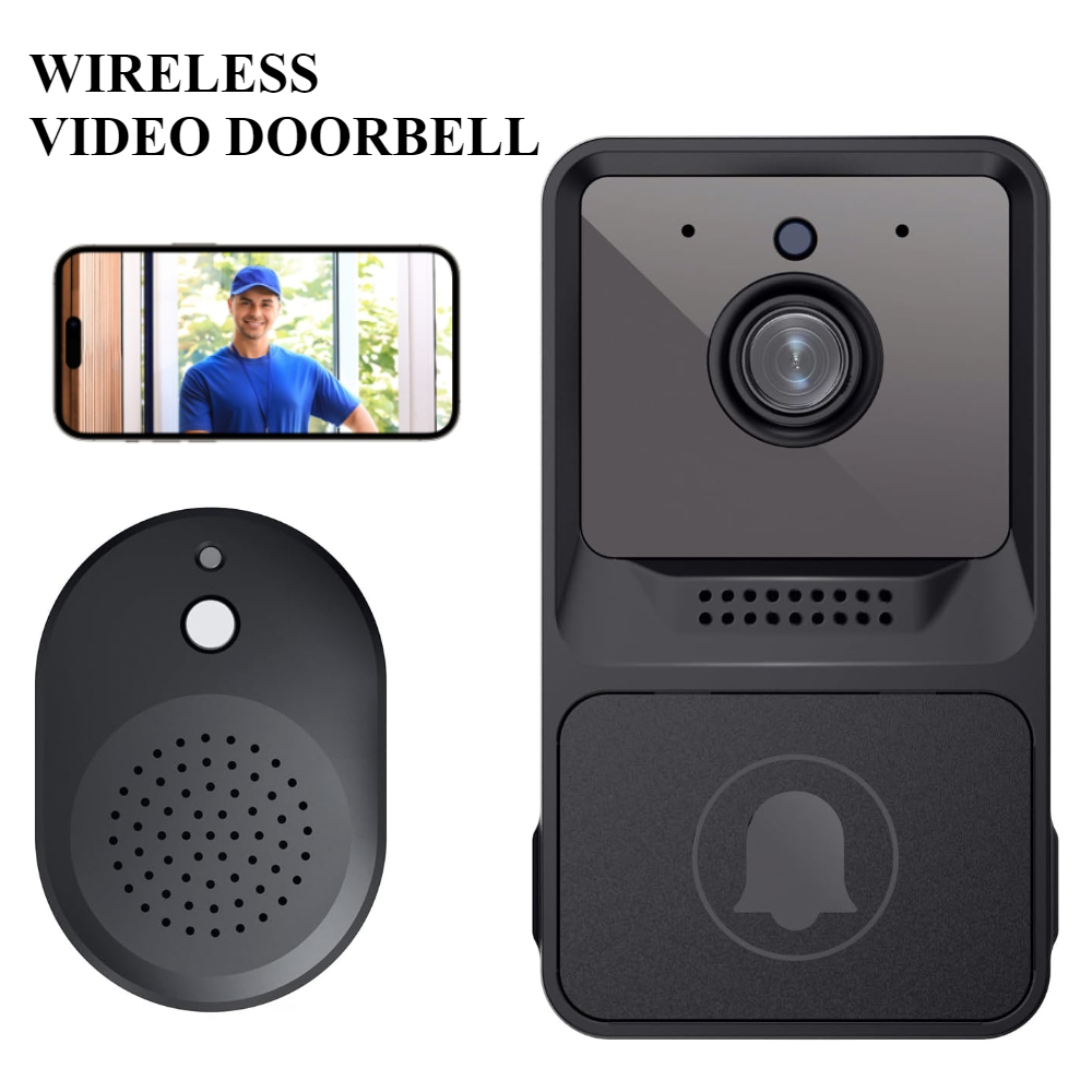 Home Security Ring Camera - Bel Pintu Nirkabel Kamera Wifi Interkom
