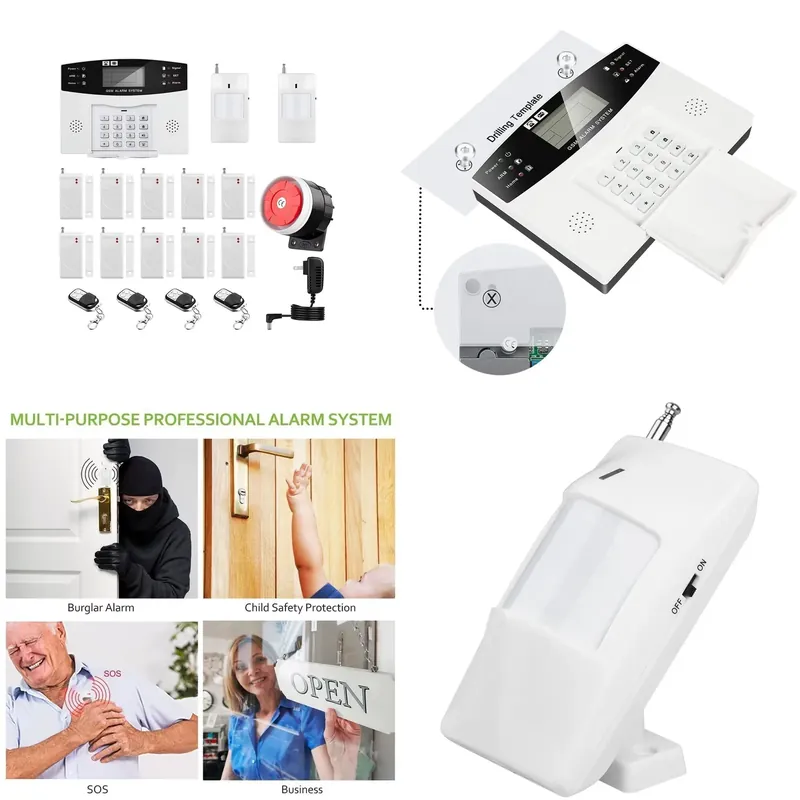 Home Security Alarm - Kit Alarm Pencuri Rumah Sistem Alarm