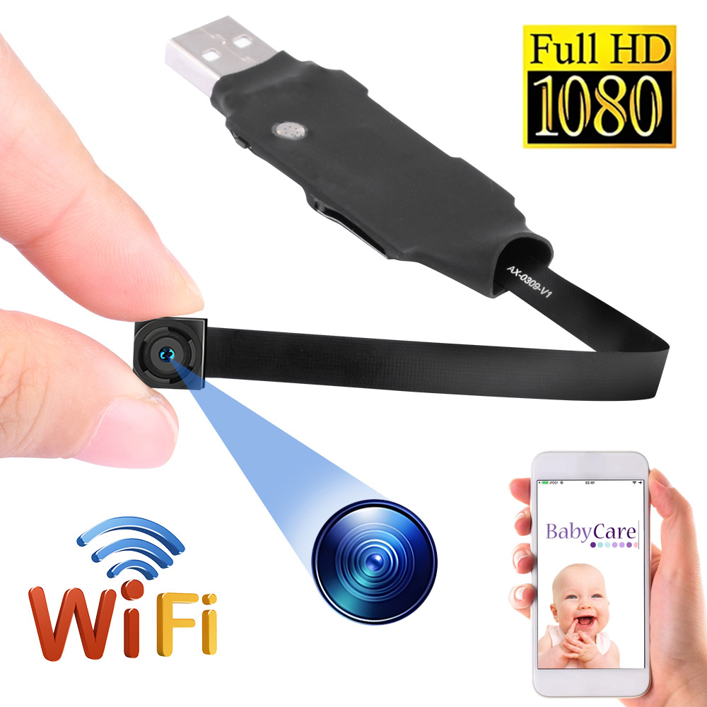 Home Security Hidden Cameras - Kamera Mini WiFi 128GB 1080P Modul