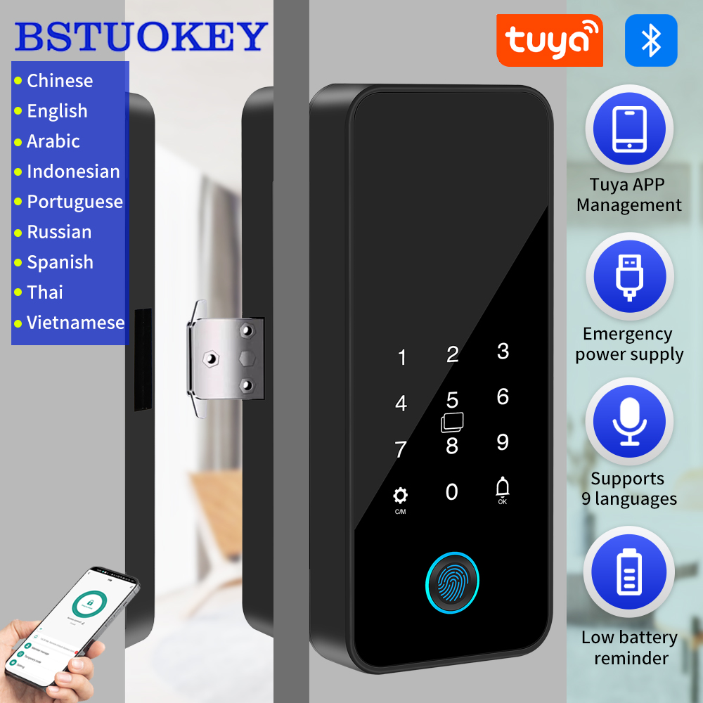 Home Security Tapo - Tuya Smart Life Kunci Pintu Kaca