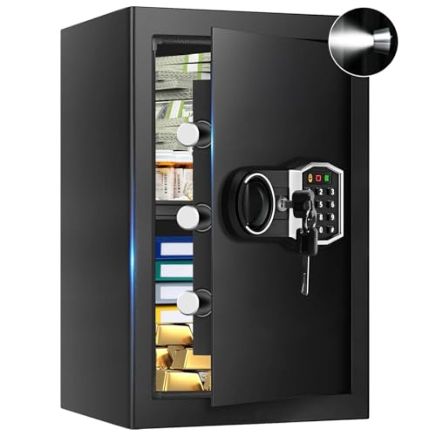 Home Security Keypad - Brankas keamanan rumah: Kotak baja tahan