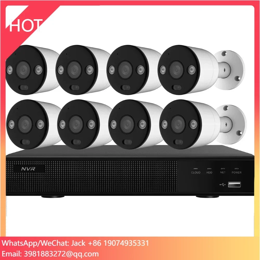 Home Security Nvr - Sistem Kamera Keamanan PoE 8CH 4K