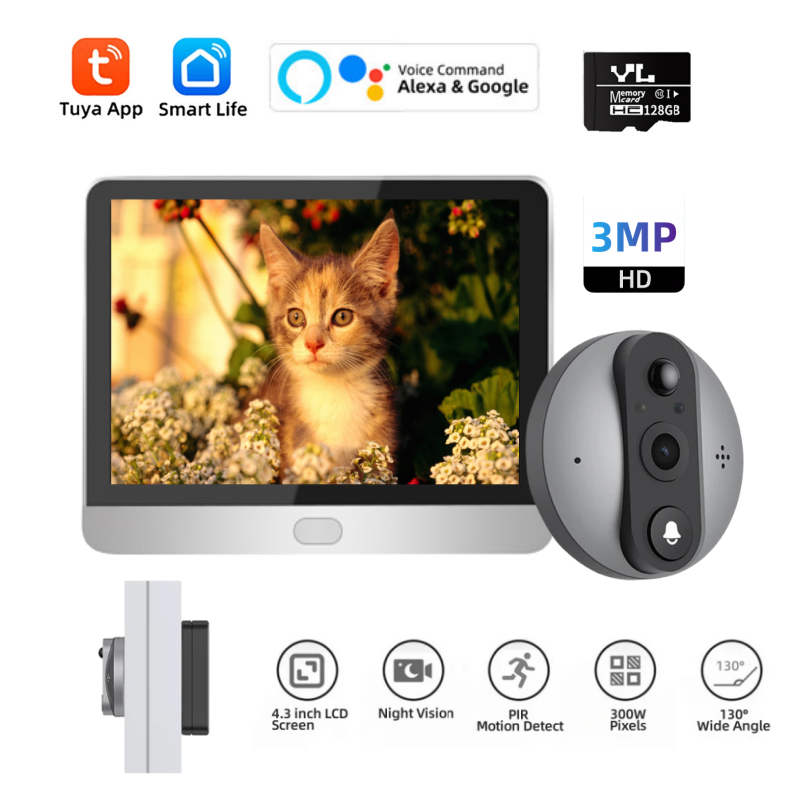 Home Security Ring Camera - Kehidupan Cerdas Keamanan Nirkabel Rumah Video
