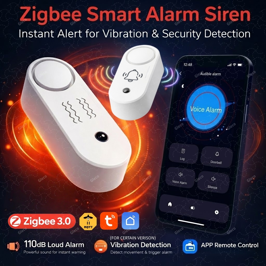 Home Security Options - ZigBee Tuya Alarm Sirene Pintar Detektor