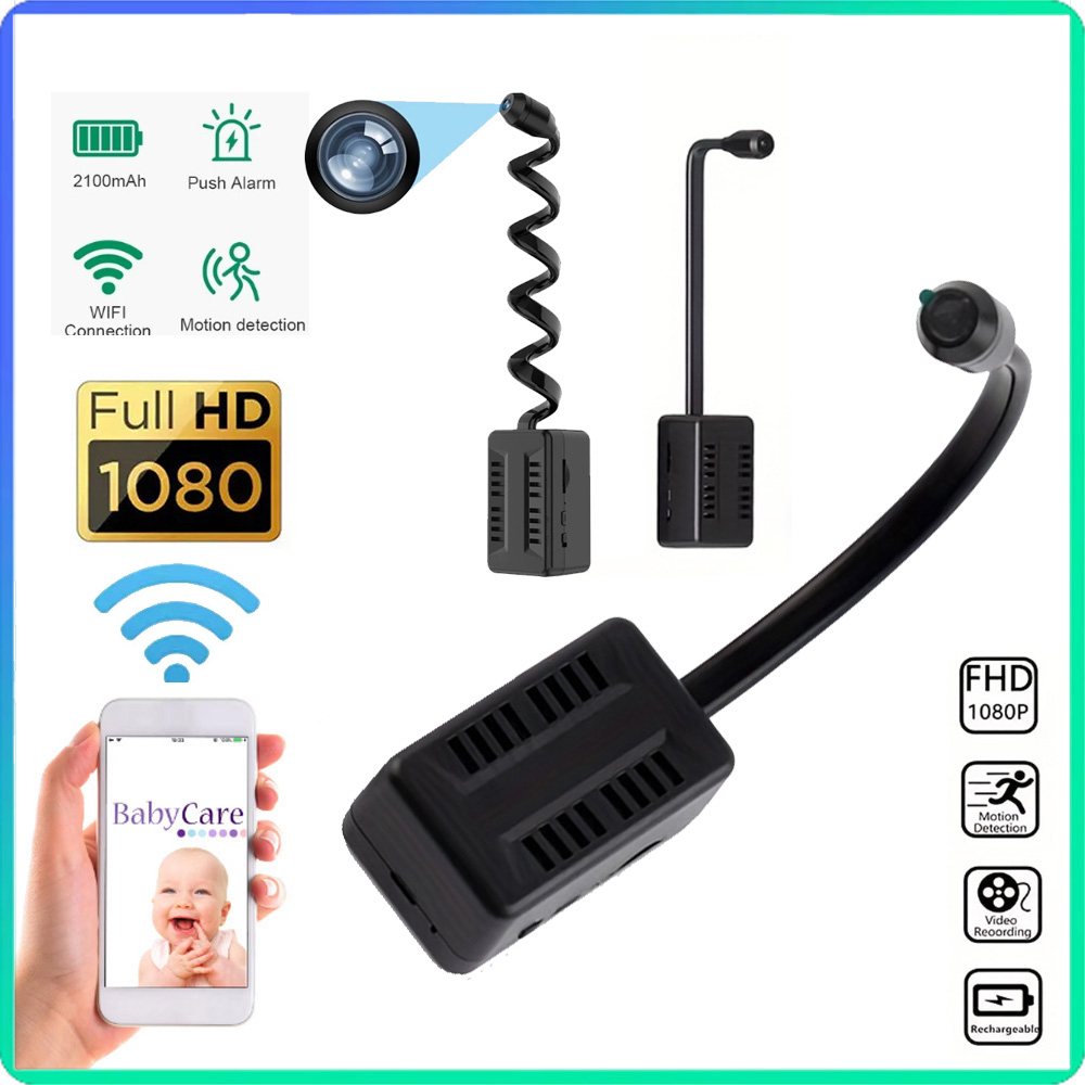Home Security Hidden Cameras - Kamera Wifi Mini DIY 1080P 32GB