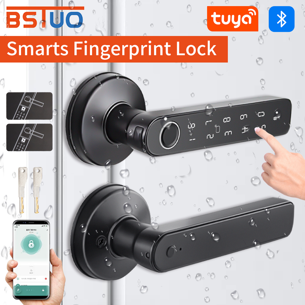 Home Security Keypad - Kunci Pintu Pintar Bluetooth Tuya, Kunci