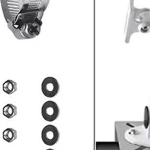 Home Security Ring Camera - Tiang Vertikal Baja Tahan Karat 2025