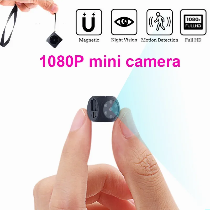 Home Security Hidden Cameras - Kamera Mini bodi portabel 1080P HD,
