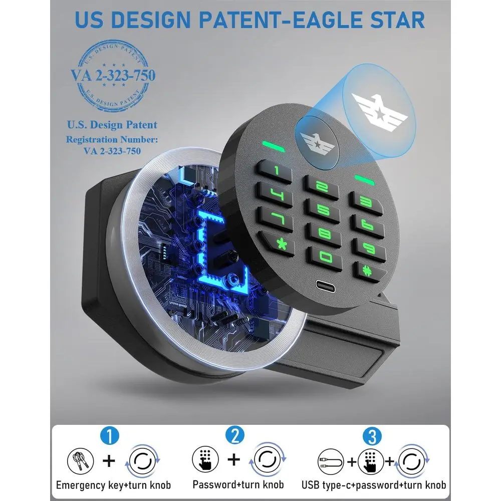 Brankas Digital Tahan Air Ukur - Home Security Keypad ulasan dan harga