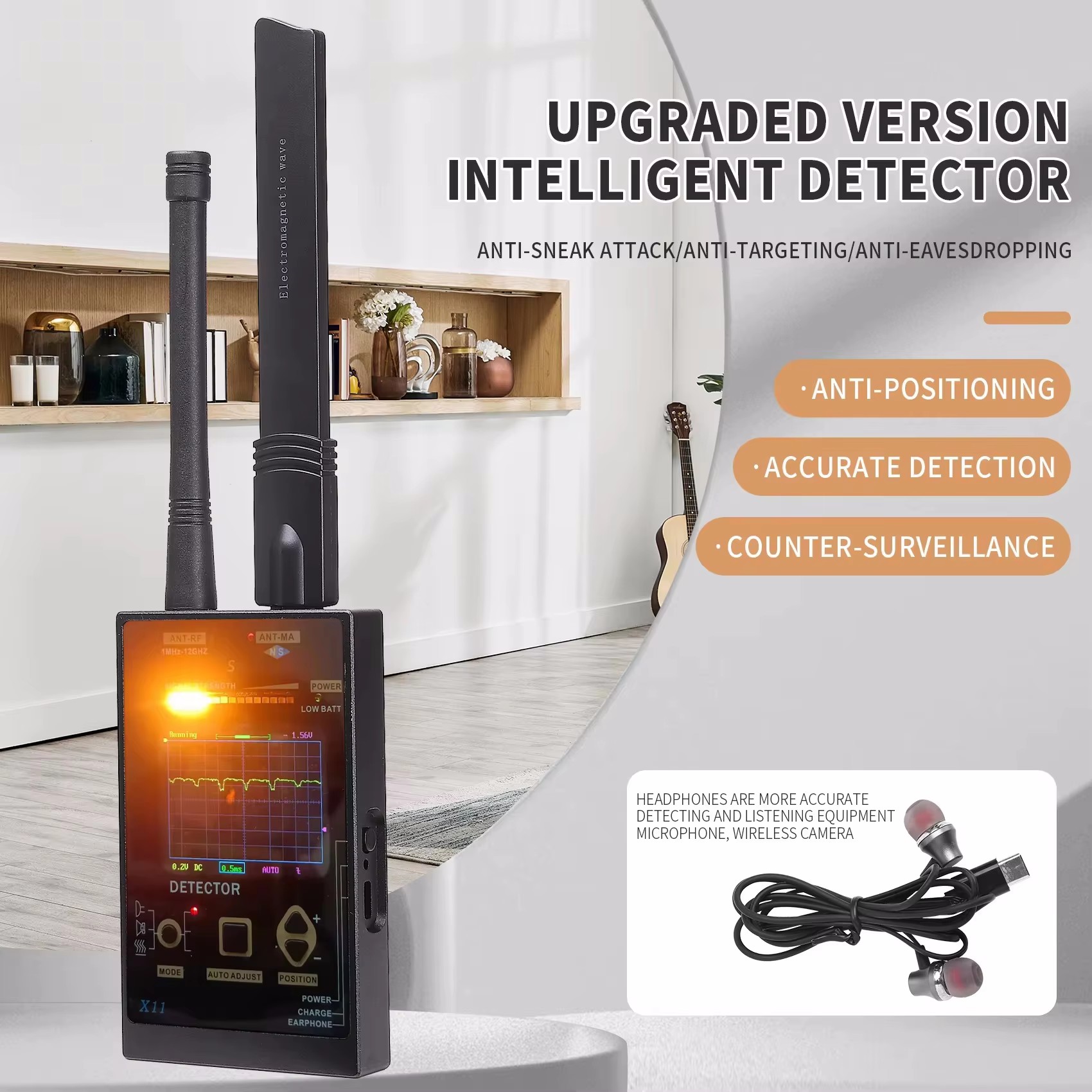 Detektor Sinyal RF Temukan Kam - Home Security Hidden Cameras ulasan dan harga