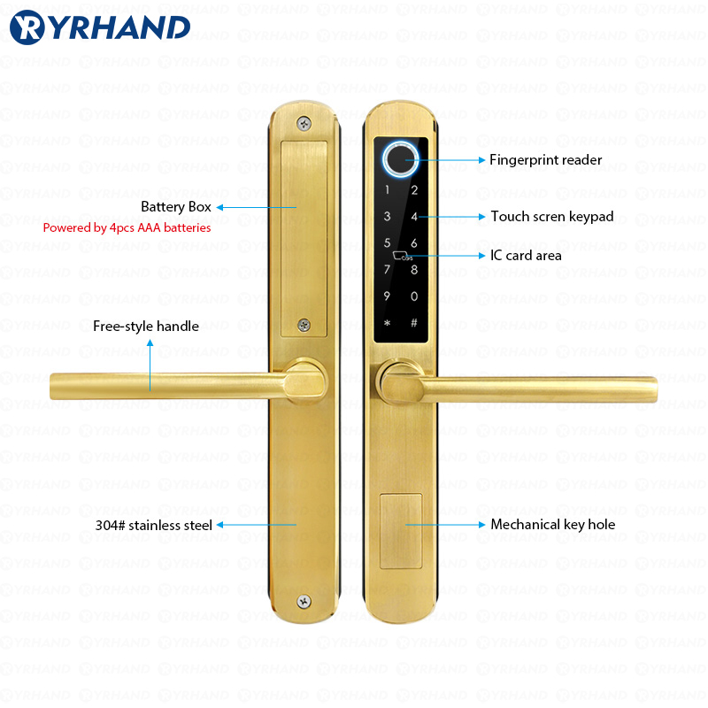IP66 kunci pintar baja tahan k - Home Security Keypad ulasan dan harga