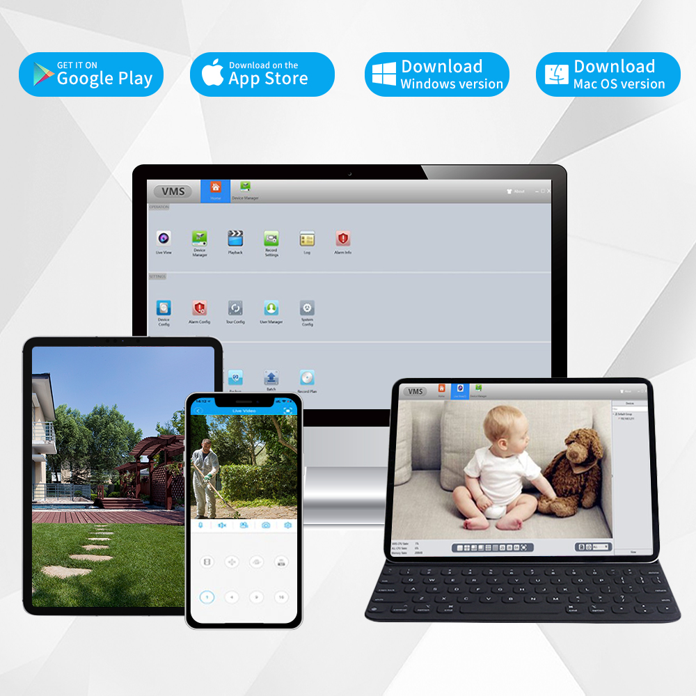 Kit Sistem Kamera Keamanan 4K  - Home Security Nvr ulasan dan harga