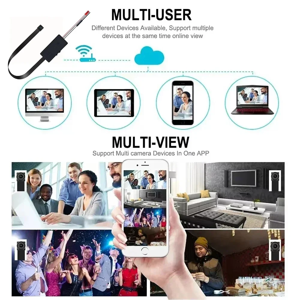 Kamera WiFi Mini Baru 4K HD, M - Home Security Hidden Cameras ulasan dan harga