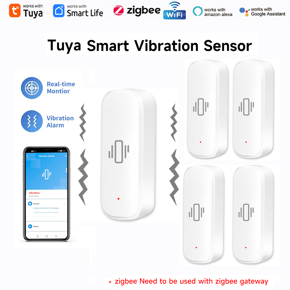 Tuya WiFi Zigbee Sensor Getara - Home Security Alarm ulasan dan harga