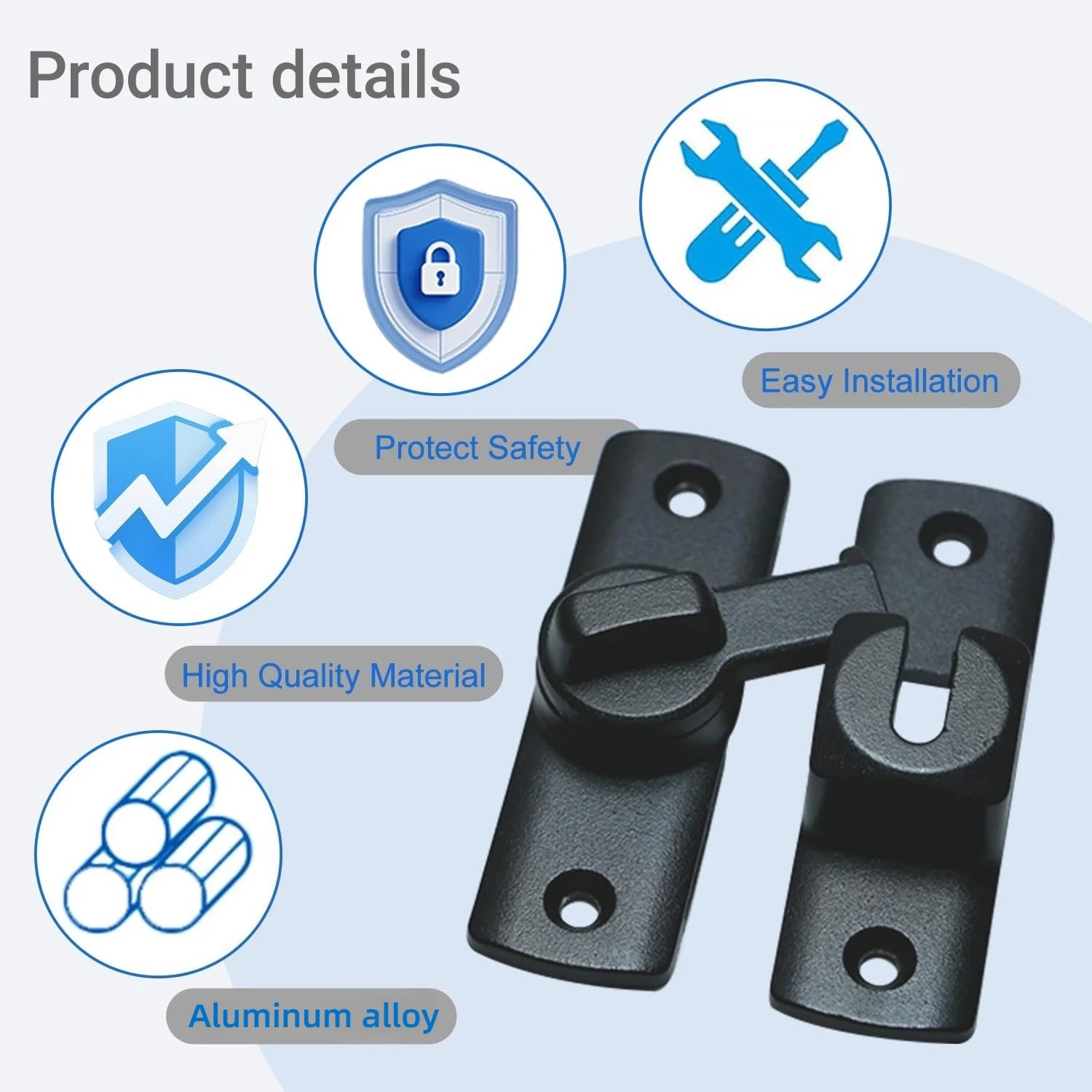 Perlengkapan kunci pintu geser - Home Security Tapo ulasan dan harga