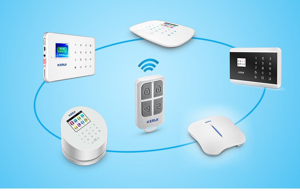 KERUI Gantungan Kunci 4 Tombol - Home Security Alarm ulasan dan harga