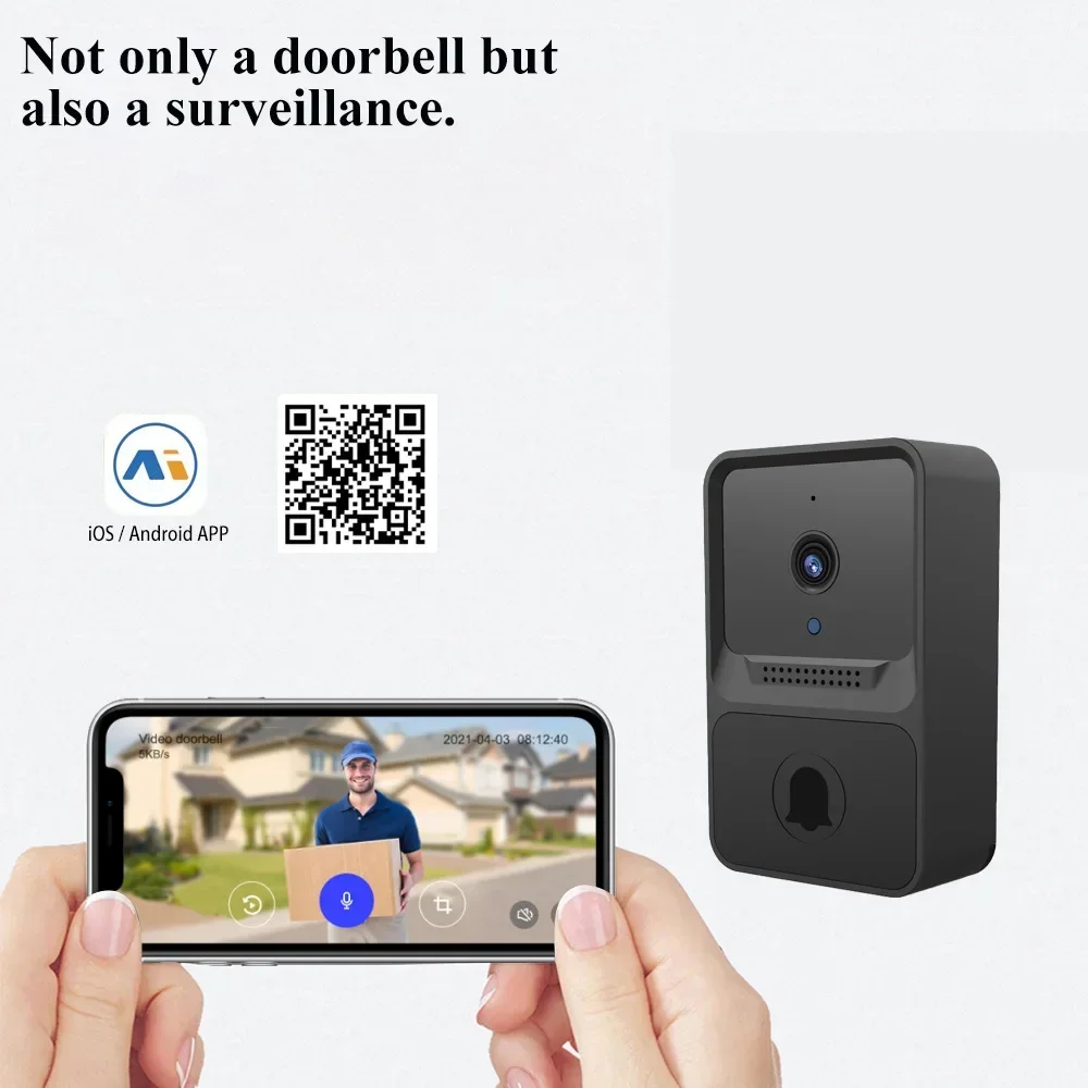 Bel Pintu Nirkabel Kamera Wifi - Home Security Ring Camera ulasan dan harga
