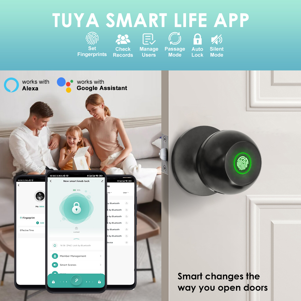 Kunci Pintu Elektronik Tuya, K - Home Security Keypad ulasan dan harga
