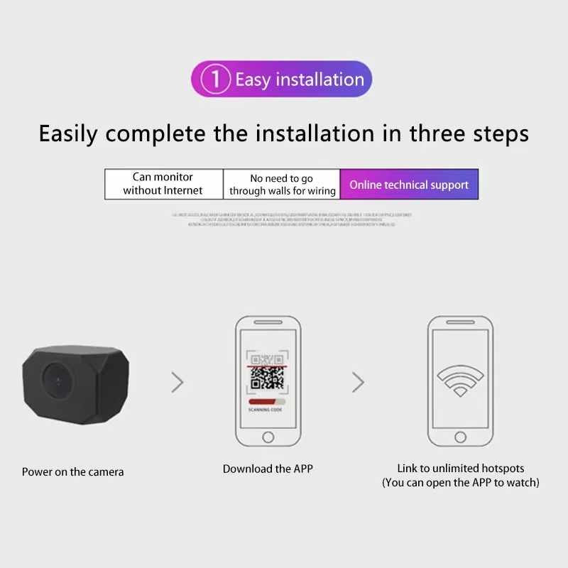 Kamera Keamanan WiFi 4K HD unt - Home Security Wireless ulasan dan harga