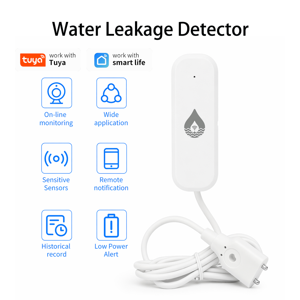 Sensor Alarm Kebocoran Air WiF - Home Security Alarm ulasan dan harga