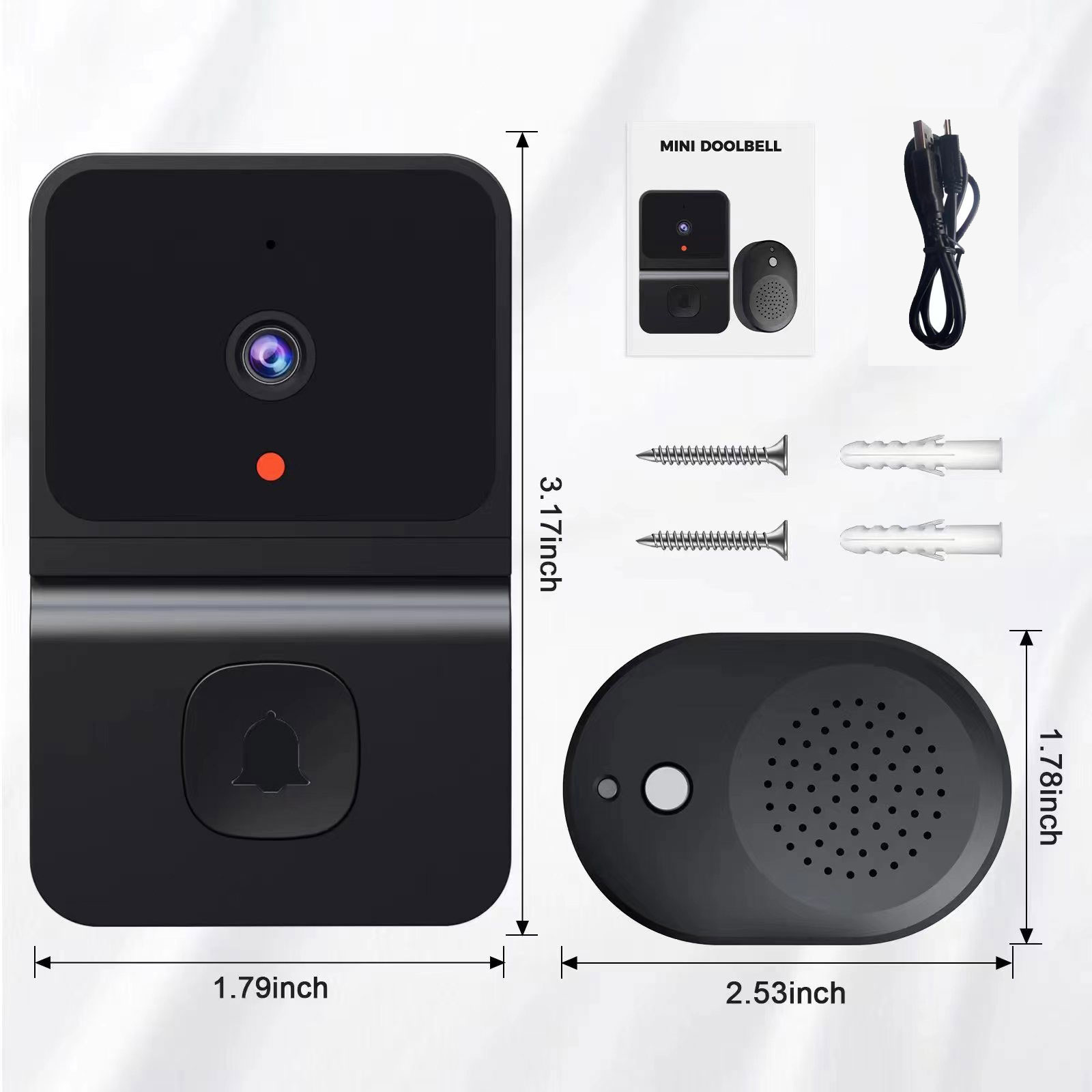 Bel Video rumah pintar, WiFi,  - Home Security Ring Camera ulasan dan harga