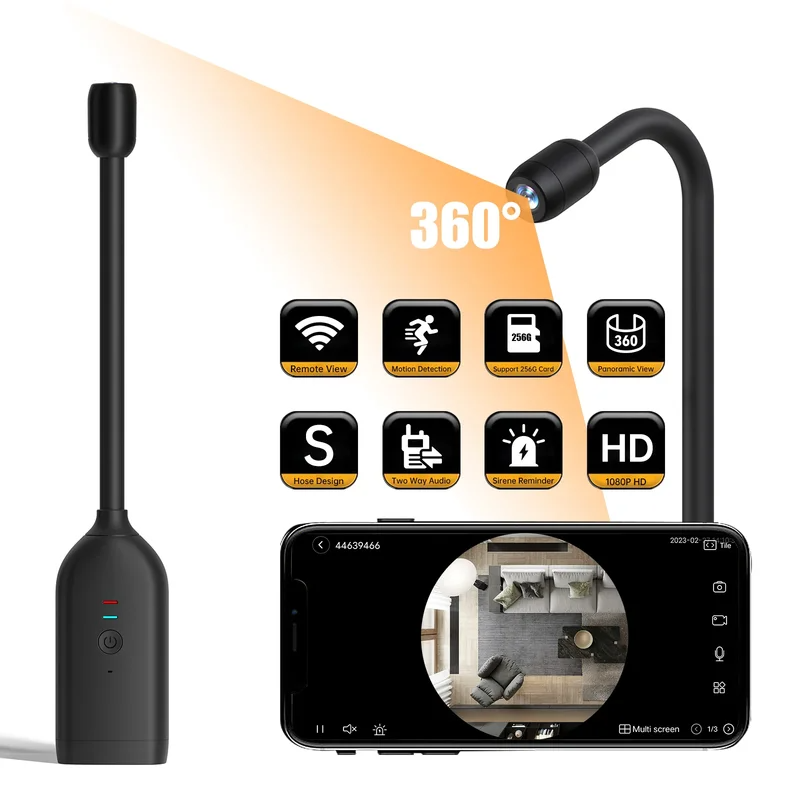 Kamera WiFi Mini QJ700 HD 1080 - Home Security Hidden Cameras ulasan dan harga