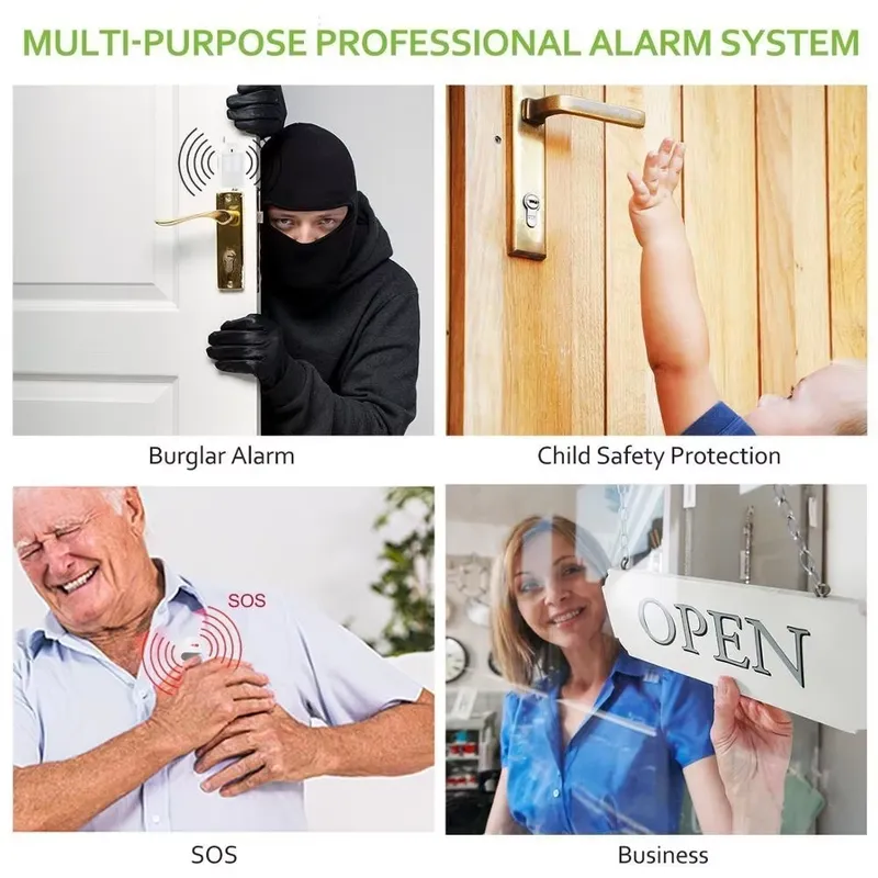 Kit Alarm Pencuri Rumah Sistem - Home Security Alarm ulasan dan harga