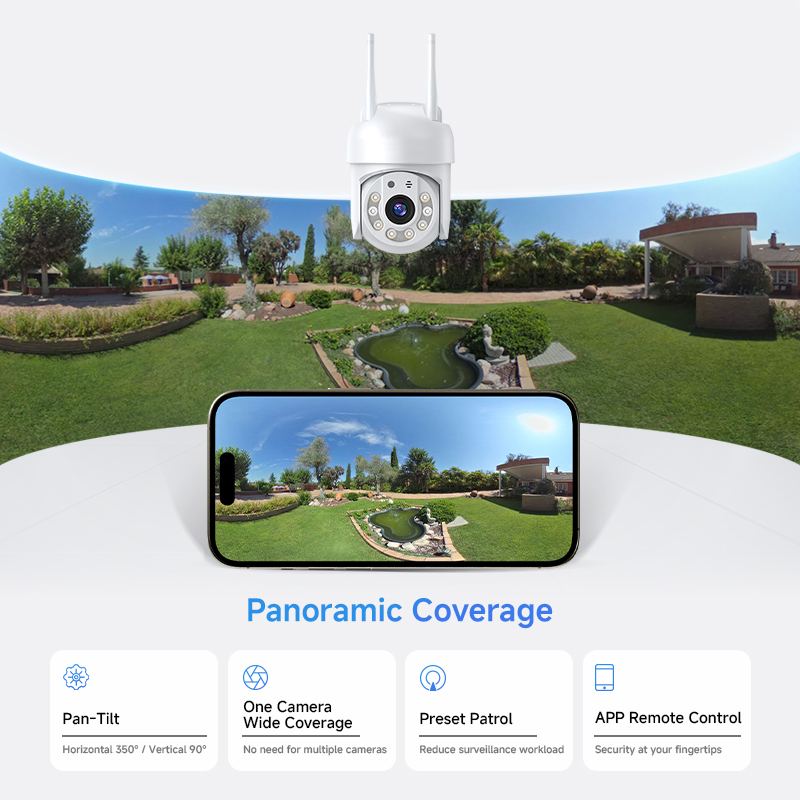 Kamera PTZ Speed Dome 8MP 4K P - Home Security Options ulasan dan harga