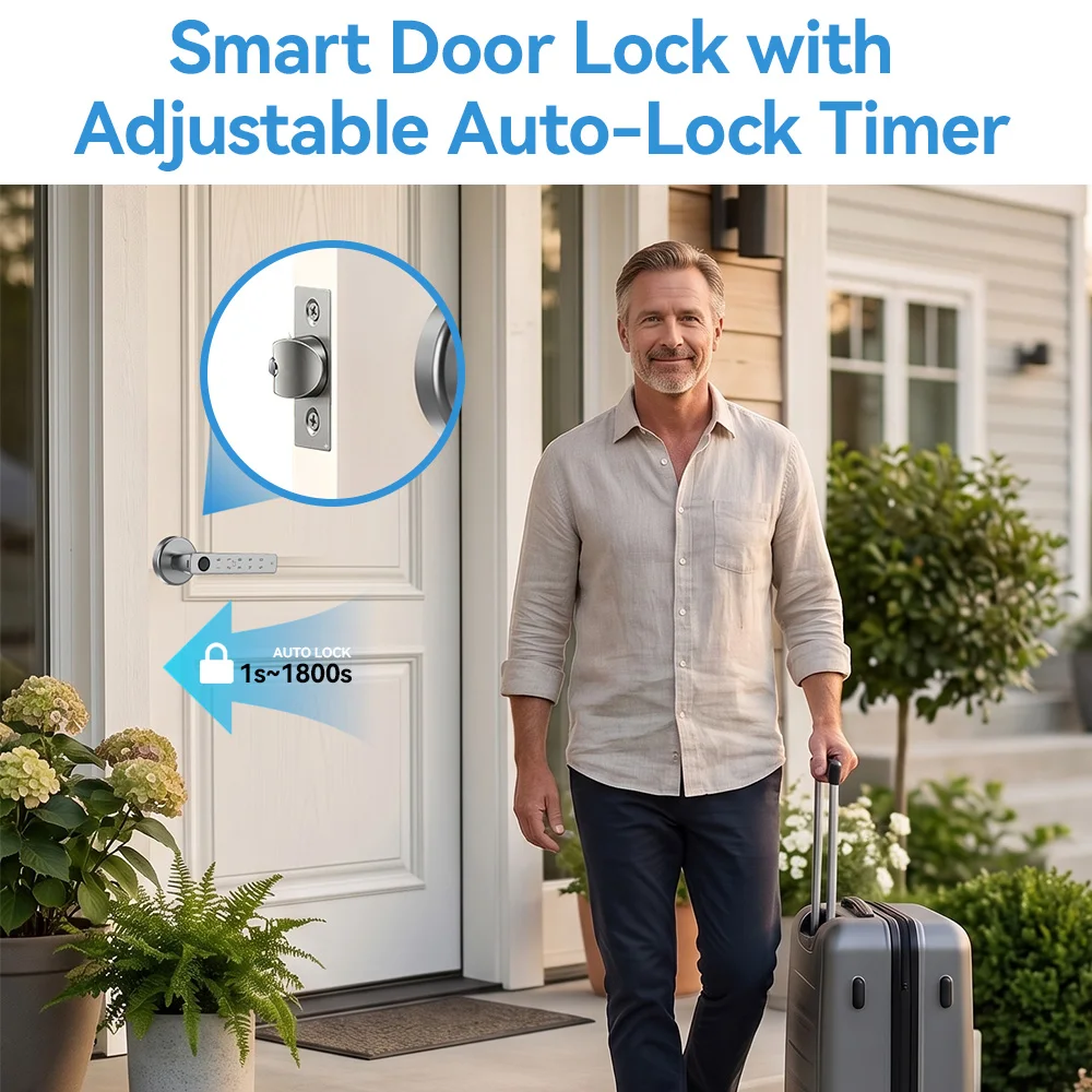 Kunci Pintu Sidik Jari YFK Tuy - Home Security Options ulasan dan harga