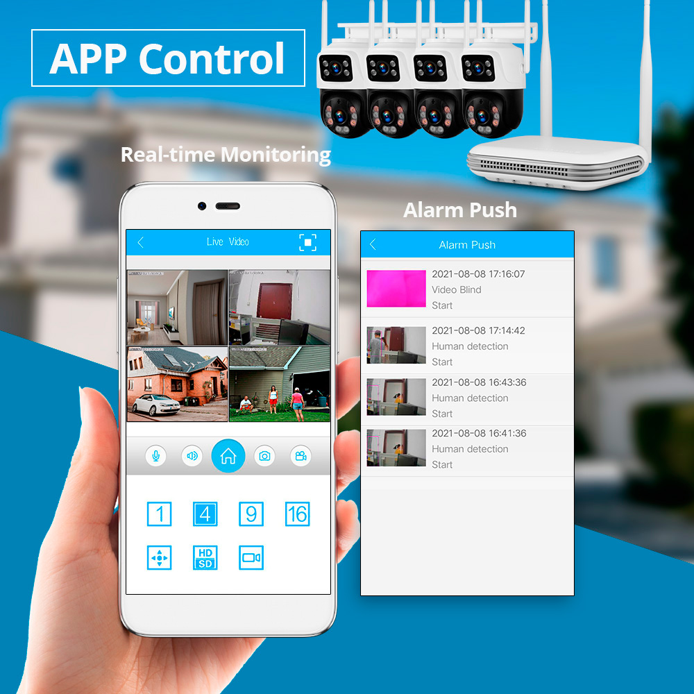 KERUI Kit kamera pengintai kea - Home Security Nvr ulasan dan harga