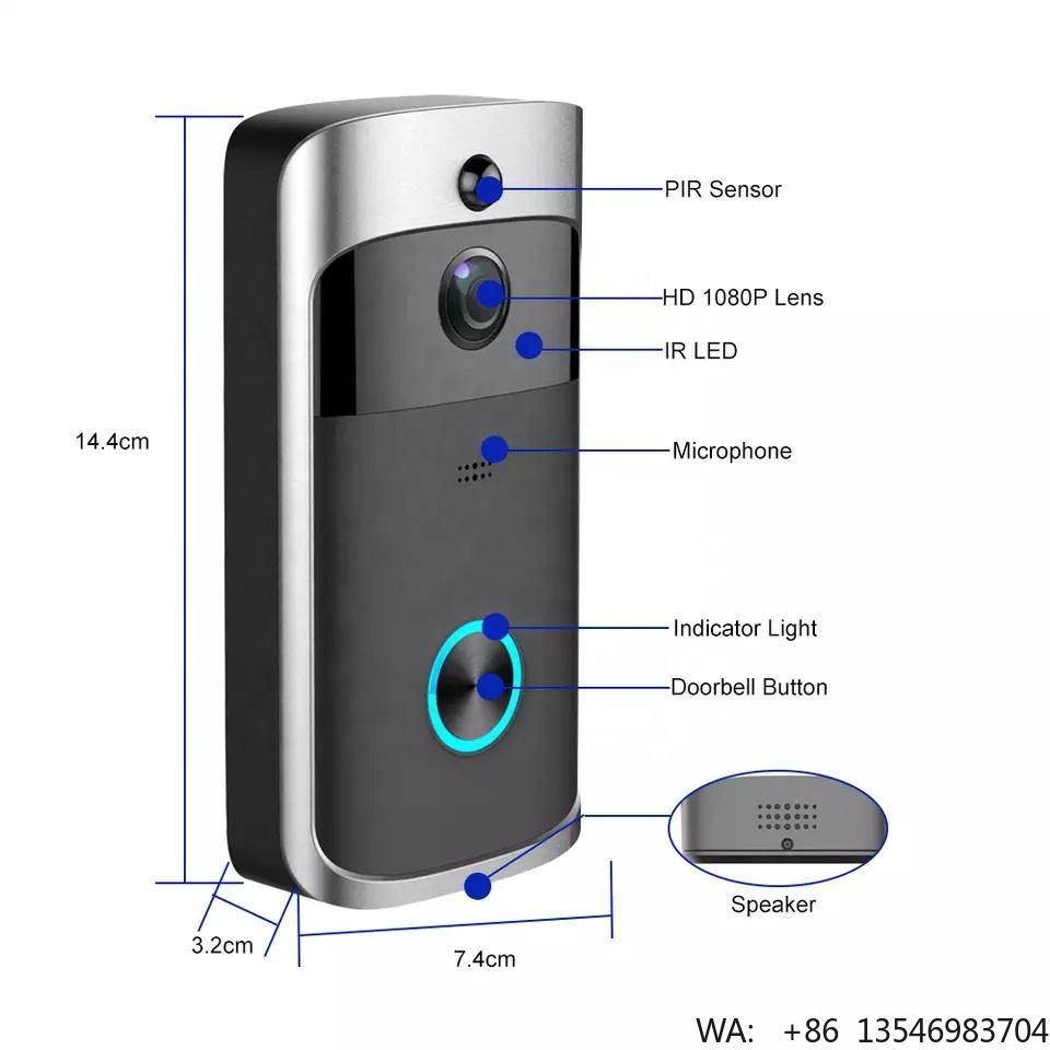 XZJ Produk Pintar Interkom Dua - Home Security Ring Camera ulasan dan harga