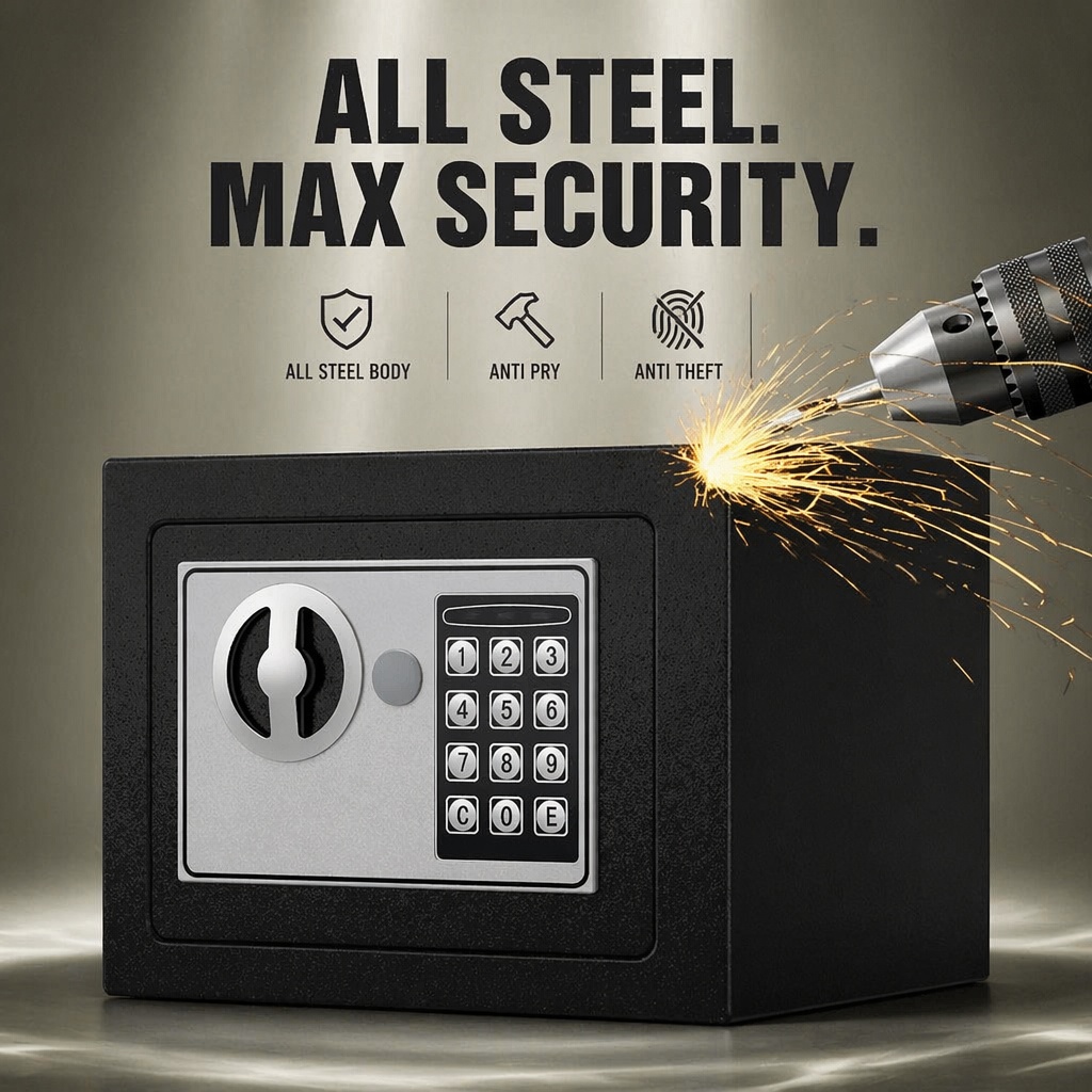 Kotak Brankas Digital Elektron - Home Security Keypad ulasan dan harga