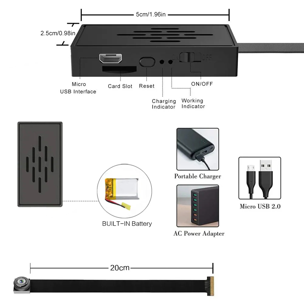 Kamera WiFi DIY Nirkabel Mini  - Home Security Hidden Cameras ulasan dan harga