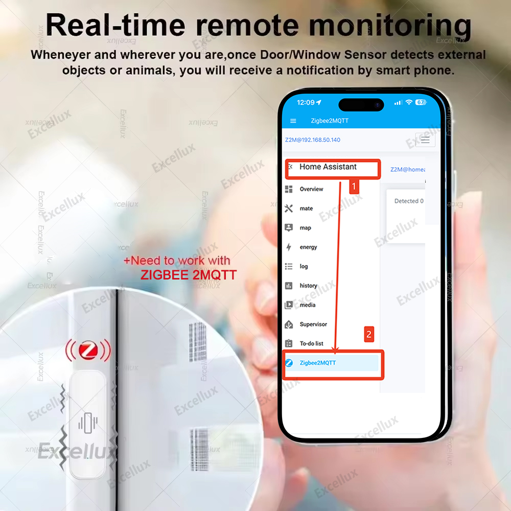 Zigbee Sensor Getaran Pintar P - Home Security Alarm ulasan dan harga