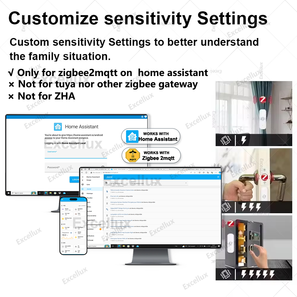 Zigbee Sensor Getaran Pintar P - Home Security Alarm ulasan dan harga