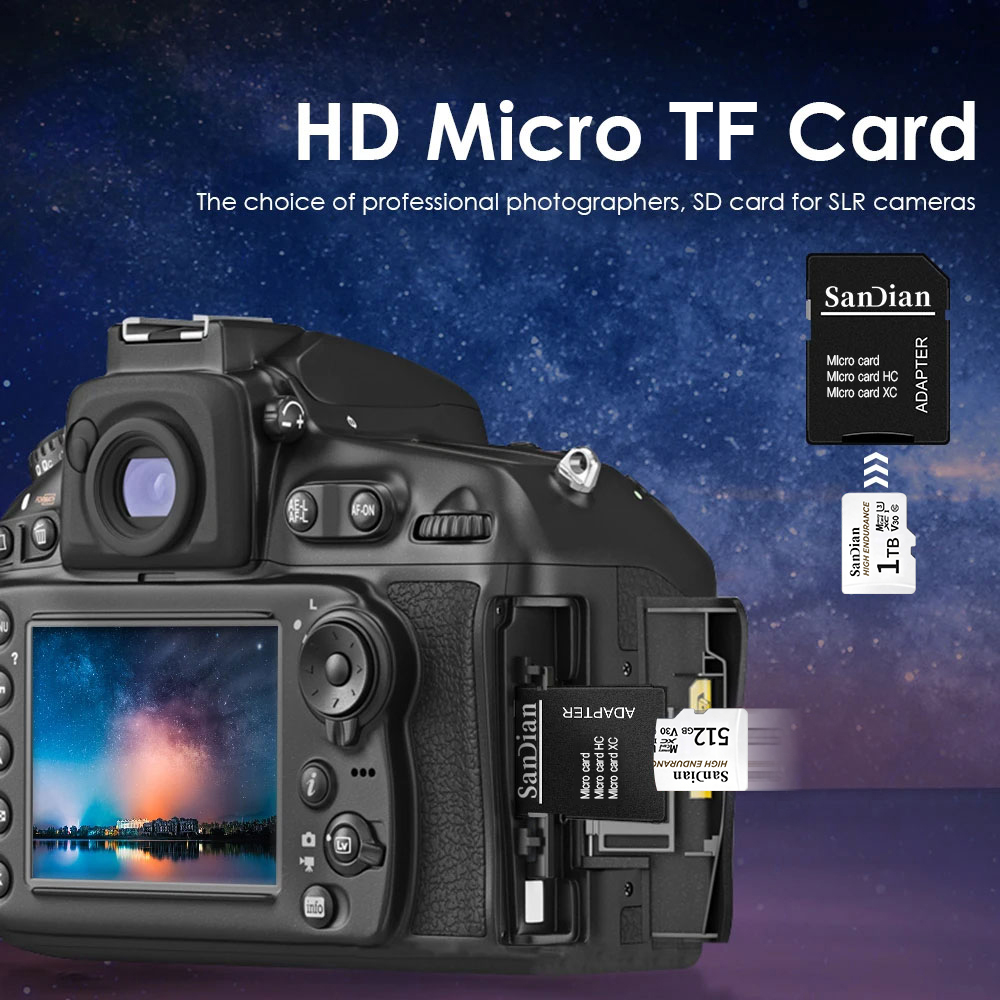 Kartu Memori Micro TF SD 128GB - Home Security Drones ulasan dan harga