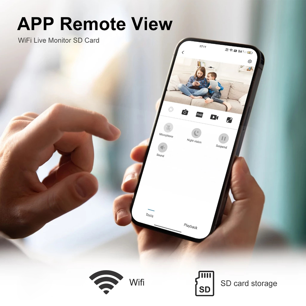 Kamera Mini WiFi DIY HD 1080P  - Home Security Hidden Cameras ulasan dan harga