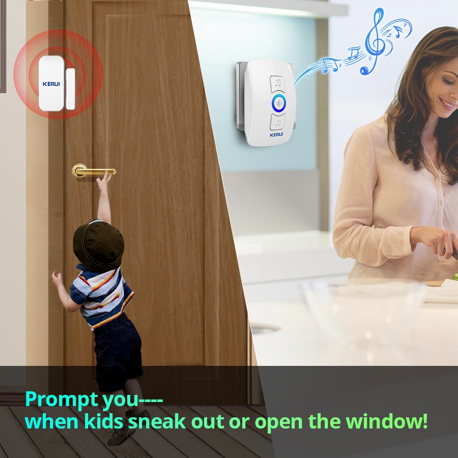KERUI M525 bel pintu nirkabel  - Home Security Options ulasan dan harga