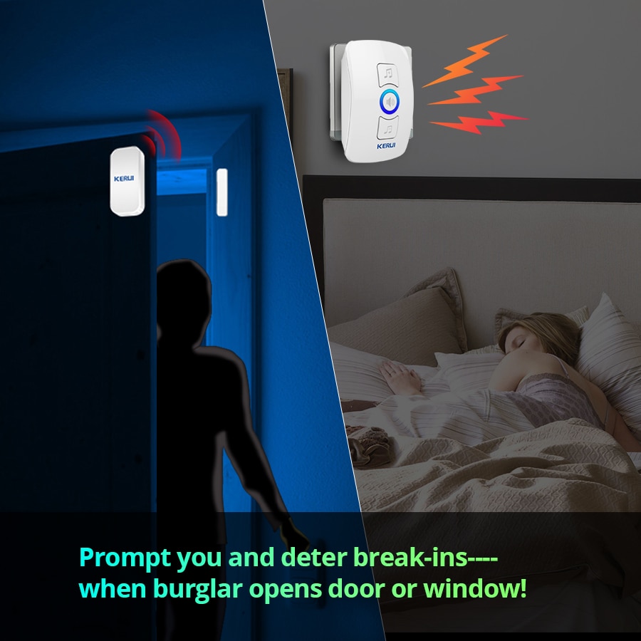 KERUI M525 bel pintu nirkabel  - Home Security Options ulasan dan harga