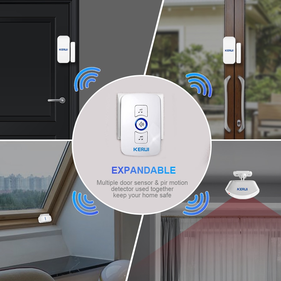 KERUI M525 bel pintu nirkabel  - Home Security Options ulasan dan harga