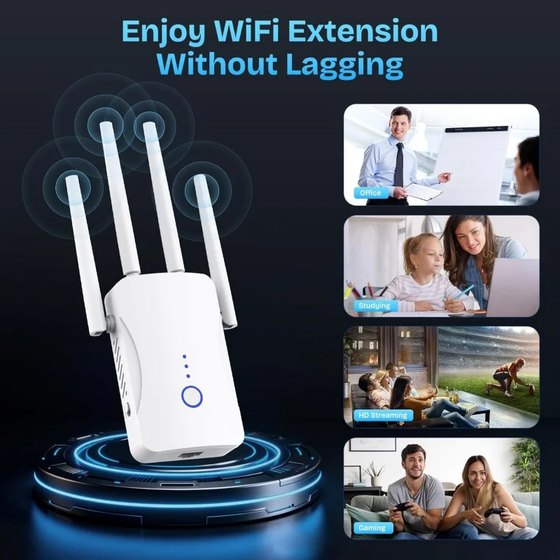 Pengulang WiFi Dual Band 2.4G/ - Home Security Wireless ulasan dan harga