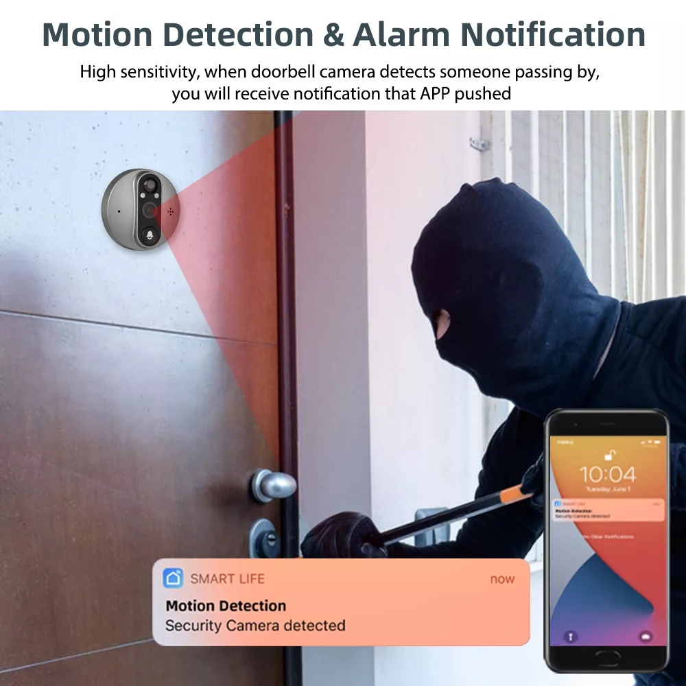 Kehidupan Cerdas Keamanan Nirk - Home Security Ring Camera ulasan dan harga