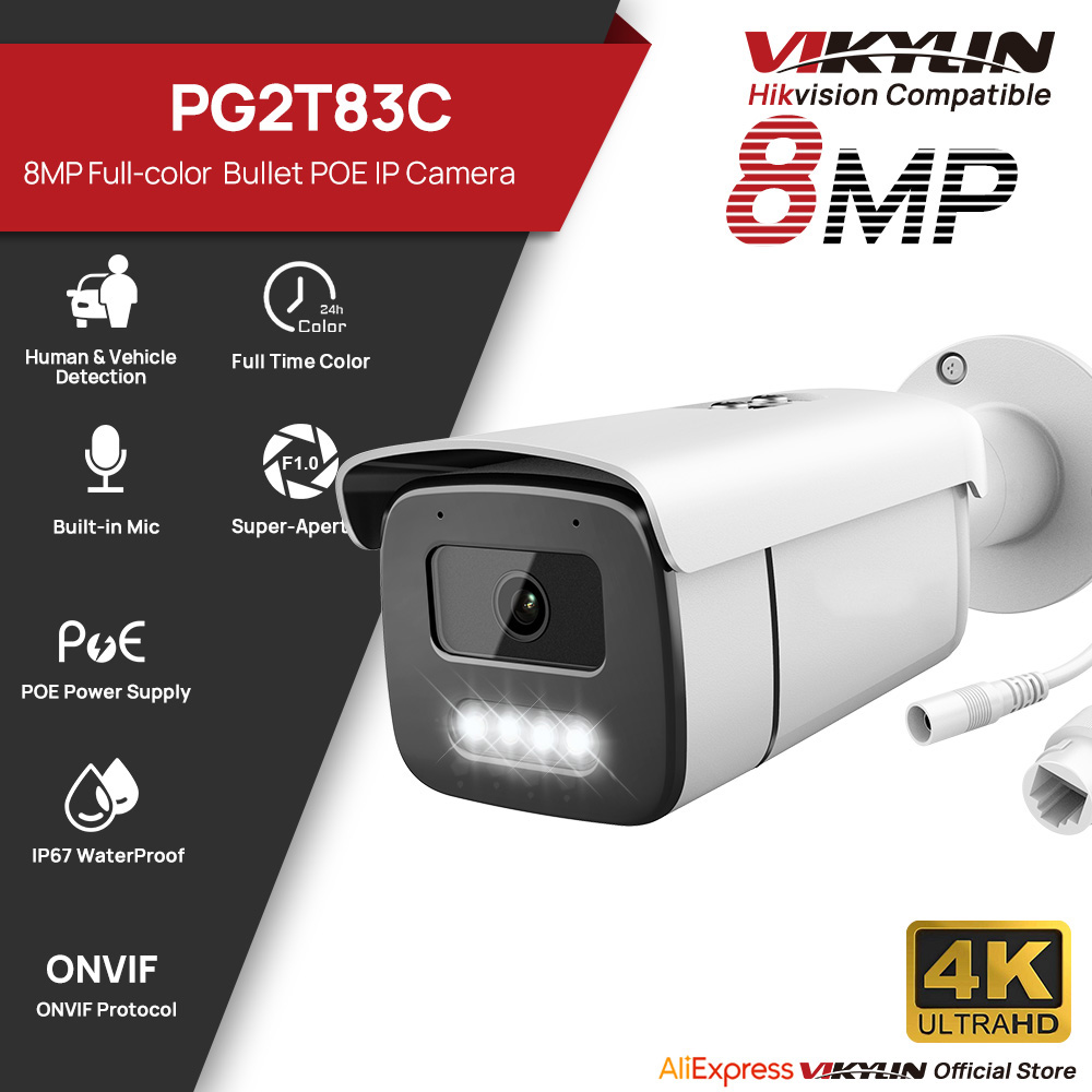 Vikylin Kamera IP Peluru Pengl - Home Security Options ulasan dan harga