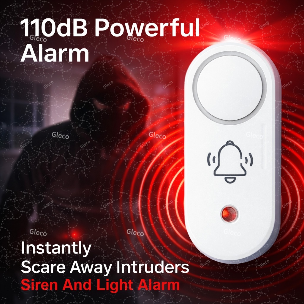 ZigBee Tuya Alarm Sirene Pinta - Home Security Options ulasan dan harga