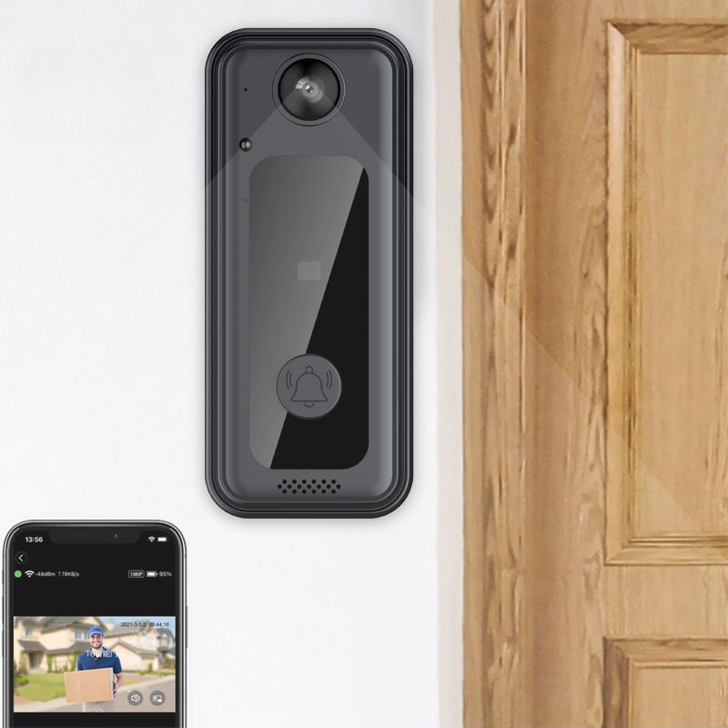 Bel Pintu Nirkabel Wifi Video  - Home Security Ring Camera ulasan dan harga