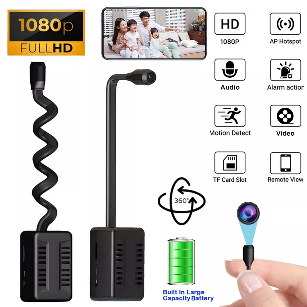 Kamera Mini HD 1080P, alat per - Home Security Hidden Cameras ulasan dan harga