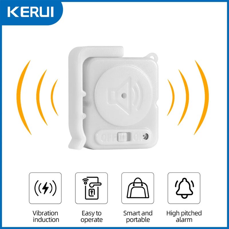 Sensor Alarm Getaran Nirkabel  - Home Security Alarm ulasan dan harga