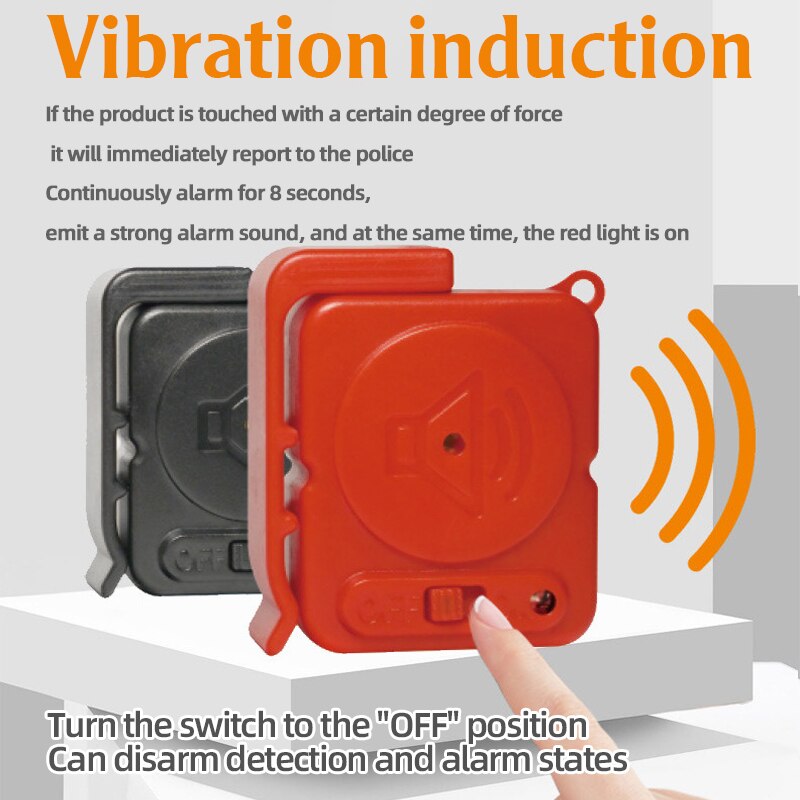 Sensor Alarm Getaran Nirkabel  - Home Security Alarm ulasan dan harga