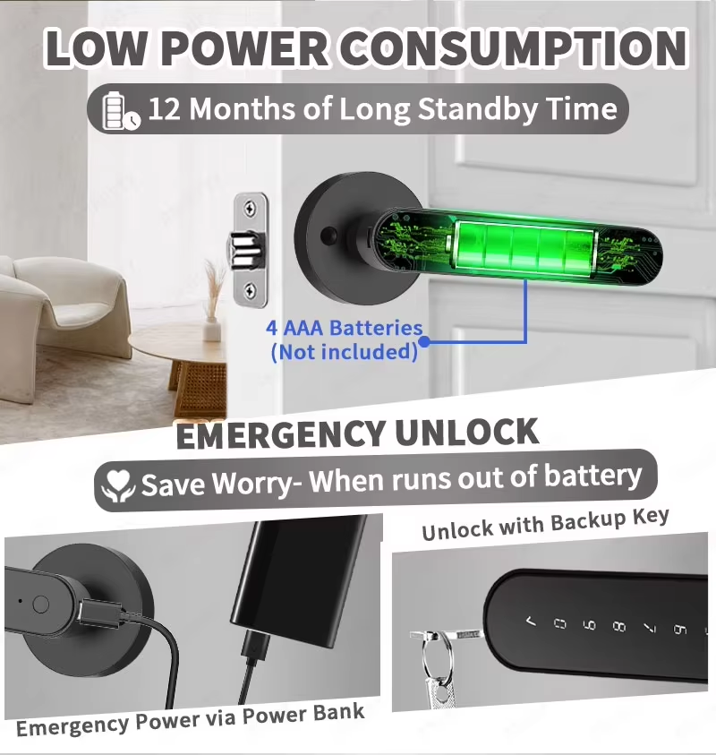TTLock Smart Digital Door Lock - Home Security Keypad ulasan dan harga